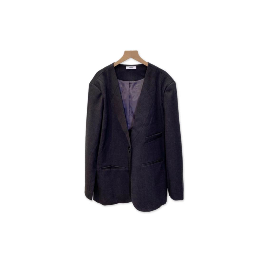 L0ew* one-button oversized suit